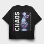 Nach Trap Chaos, Tricou Oversize Barbati (Unisex)