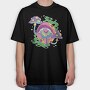 Trippy Eye, Tricou Oversize Barbati (Unisex)