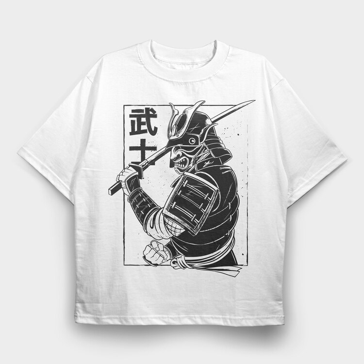 Samurai Sword, Tricou Oversize Barbati (Unisex)
