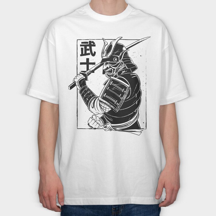 Samurai Sword, Tricou Oversize Barbati (Unisex)