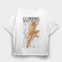 Climbing Heals the Soul, Tricou Oversize Barbati (Unisex)