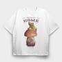 Nature Is My Home Frog, Tricou Oversize Barbati (Unisex)