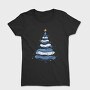 Blue Snow Serenity Tree, Tricou Femei