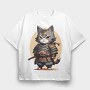 Samuraicat, Tricou Oversize Barbati (Unisex)