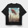 Flying Blimp, Tricou Oversize Barbati (Unisex)