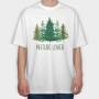 Nature Lover Pines, Tricou Oversize Barbati (Unisex)