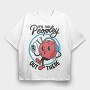 Its Too Peopely Outside, Tricou Oversize Barbati (Unisex)