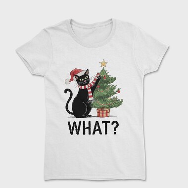 Black Cat Christmas, Tricou Femei