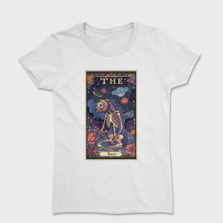 Bear Skeleton Space, Tricou Femei