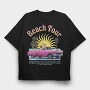 Beach Tour, Tricou Oversize Barbati (Unisex)