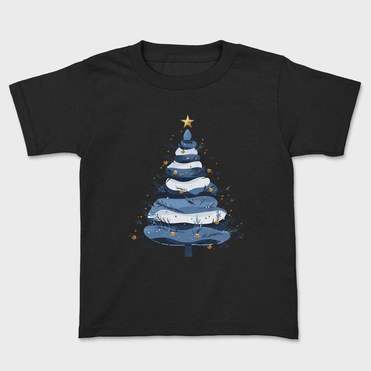Blue Snow Serenity Tree, Tricou Copii