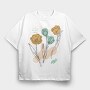 Tulips, Tricou Oversize Barbati (Unisex)