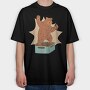 Bear Beer, Tricou Oversize Barbati (Unisex)