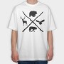 Forest Animals, Tricou Oversize Barbati (Unisex)