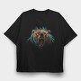 Bear Bolt, Tricou Oversize Barbati (Unisex)