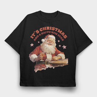 Santa Claus, Tricou Oversize Barbati (Unisex)