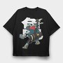 Turtle Sword, Tricou Oversize Barbati (Unisex)