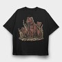 Bear Cubs, Tricou Oversize Barbati (Unisex)