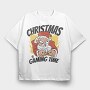 Santa Gaming, Tricou Oversize Barbati (Unisex)