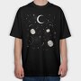 Night Sky, Tricou Oversize Barbati (Unisex)