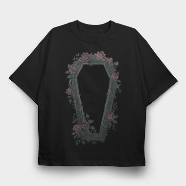 Coffin Frame, Tricou Oversize Barbati (Unisex)