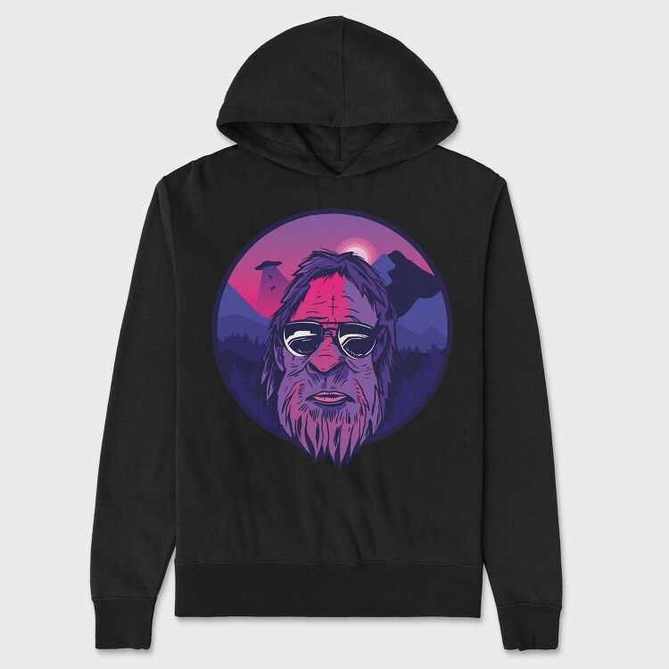Bigfoot Landscape, Hanorac Oversize Barbati (Unisex)
