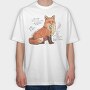 Fox Academia, Tricou Oversize Barbati (Unisex)