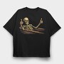 Coffin Skeleton Like, Tricou Oversize Barbati (Unisex)