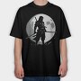 Ninja Moon, Tricou Oversize Barbati (Unisex)