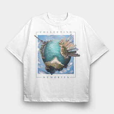 Collecting Memories Earth, Tricou Oversize Barbati (Unisex)