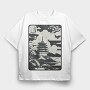 Japanese Temple, Tricou Oversize Barbati (Unisex)