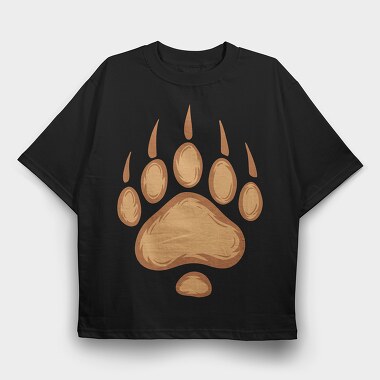 Bear Paw, Tricou Oversize Barbati (Unisex)