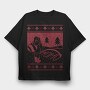 Ugly Sweater Hoho, Tricou Oversize Barbati (Unisex)