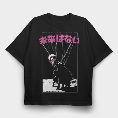 No Future, Tricou Oversize Barbati (Unisex)