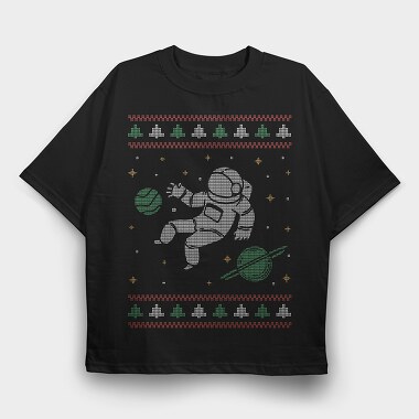 Ugly Sweater Space, Tricou Oversize Barbati (Unisex)