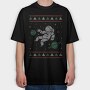 Ugly Sweater Space, Tricou Oversize Barbati (Unisex)