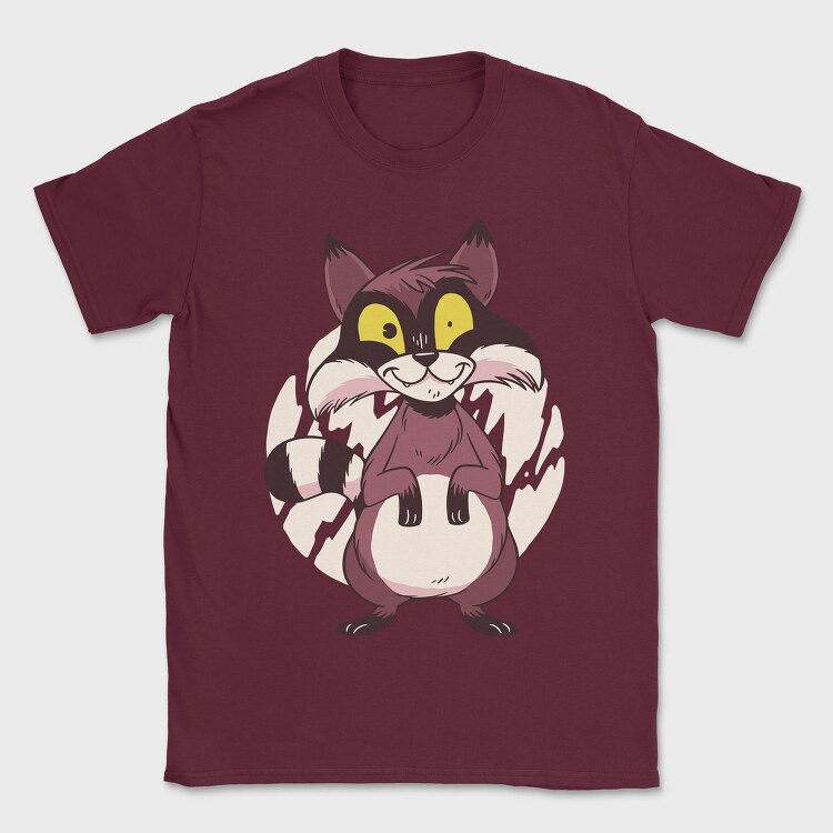 Racoon Cartoon, Tricou Barbati (Unisex)