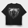 Bear White, Tricou Oversize Barbati (Unisex)