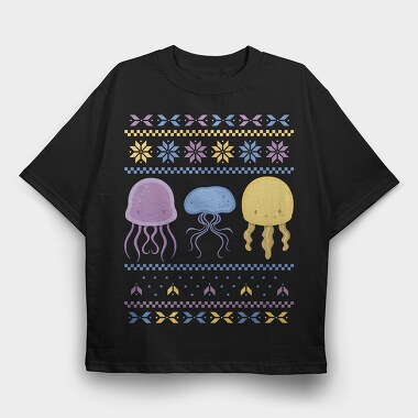 Jellyfish Sweater, Tricou Oversize Barbati (Unisex)