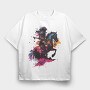 Colorful Horse, Tricou Oversize Barbati (Unisex)