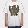 Bear With Hands Up, Tricou Oversize Barbati (Unisex)