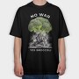 No War Yes Brocoli, Tricou Oversize Barbati (Unisex)