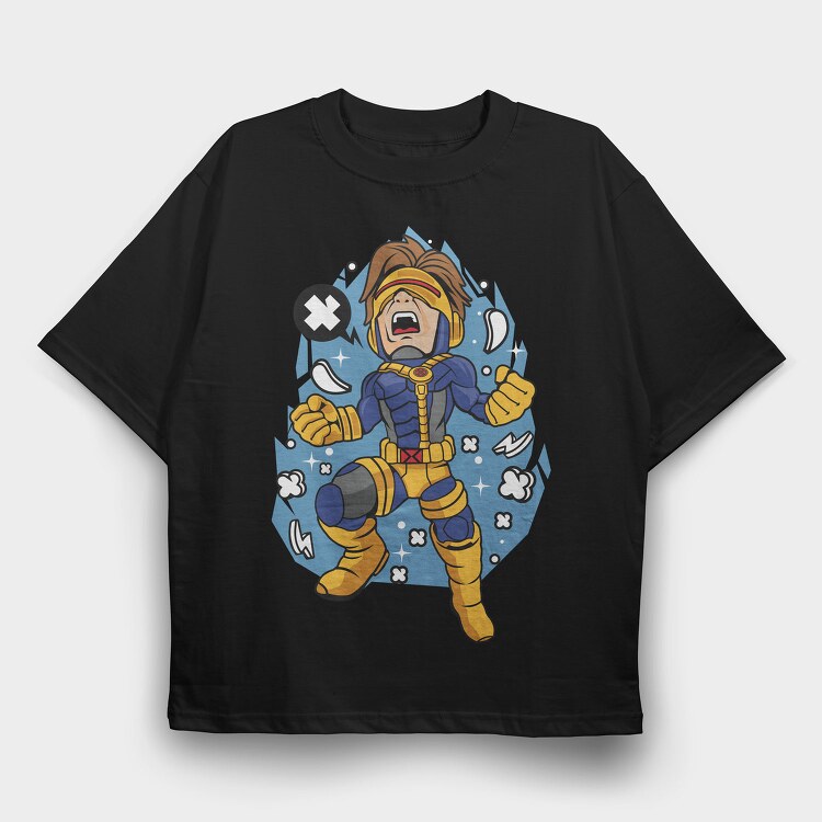X Men Storm Burst, Tricou Oversize Barbati (Unisex)