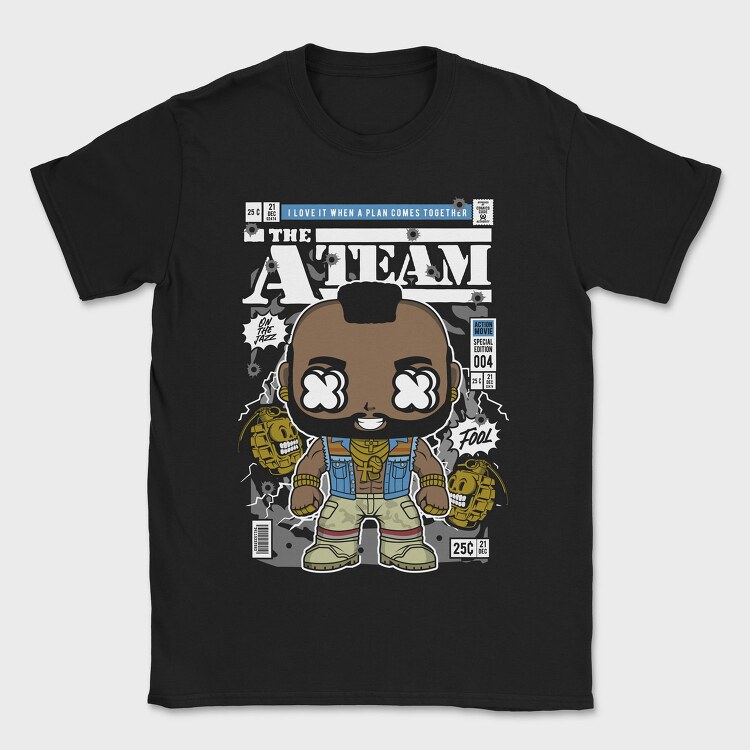 The A Team Pop Art, Tricou Barbati (Unisex)