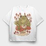 Frog Banjo, Tricou Oversize Barbati (Unisex)