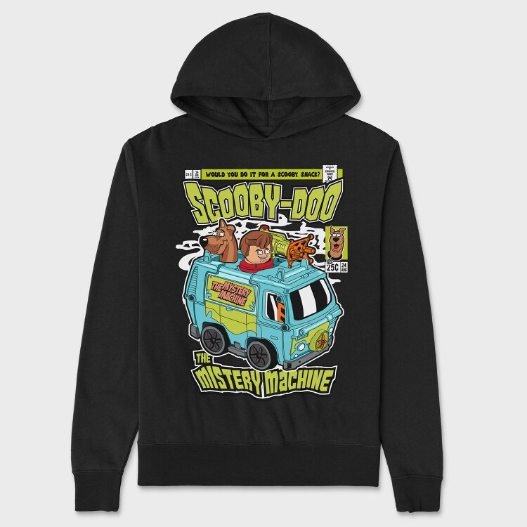Scooby Doo Mystery Machine, Hanorac Oversize Barbati (Unisex)