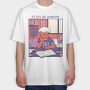 Comfy Chill Girl 11, Tricou Oversize Barbati (Unisex)