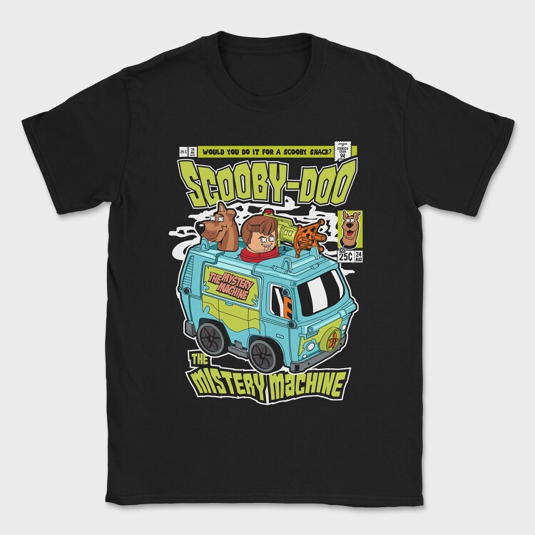 Scooby Doo Mystery Machine, Tricou Barbati (Unisex)
