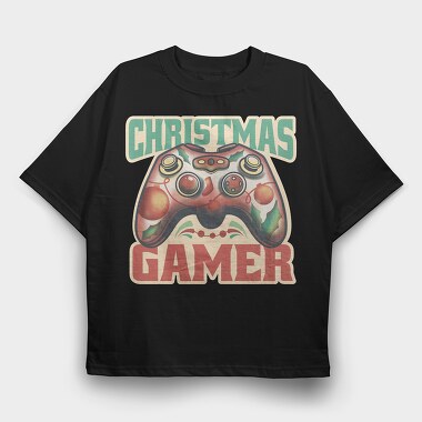 Joystick Christmas, Tricou Oversize Barbati (Unisex)
