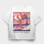 Comfy Chill Girl 5, Tricou Oversize Barbati (Unisex)